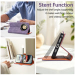 For Honor X70 5G  /  X9d 5G  /  Magic8 Lite 5G Case U-Shape Decoration Magnetic Side Clasp Wallet Leather Phone Cover with Wrist Strap