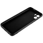 Xiaomi Redmi A1 4G / A2 4G Stötdämpande Flexibelt TPU mobilskal Svart Matt Ultratunt Halkfritt Mobilmobil Baksida