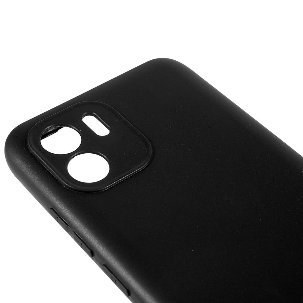 Xiaomi Redmi A1 4G / A2 4G Stötdämpande Flexibelt TPU mobilskal Svart Matt Ultratunt Halkfritt Mobilmobil Baksida