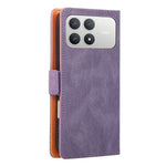 For Xiaomi Poco F8 Pro 5G  /  Redmi K90 5G Case U-Shape Decoration Magnetic Side Clasp Wallet Leather Phone Cover with Wrist Strap