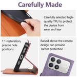 For Xiaomi Poco F8 Pro 5G  /  Redmi K90 5G Case U-Shape Decoration Magnetic Side Clasp Wallet Leather Phone Cover with Wrist Strap