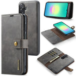 DG.MING for Samsung Galaxy A27 5G Leather Wallet Case Detachable 2 in 1 Split Leather Phone Cover