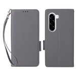 Telefoncover til OnePlus Nord CE6 Lite 5G / Turbo 6X 5G / Realme P4x 5G, Wallet lædercover med litchi-tekstur og håndledsrem