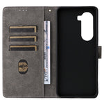 Plånboksfodral för OnePlus Nord CE6 Lite 5G / Turbo 6X 5G / Realme P4x 5G RFID-blockerande PU-lädermobilfodral med stativ och rem