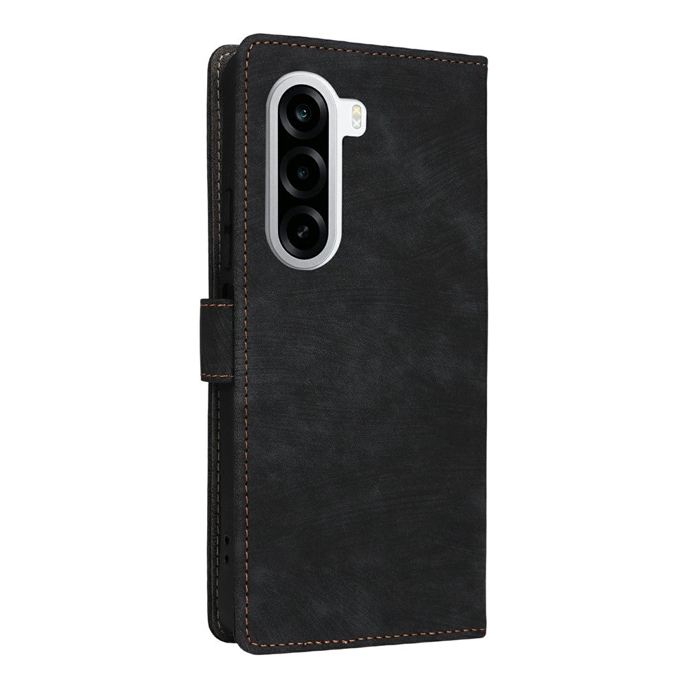 Plånboksfodral för OnePlus Nord CE6 Lite 5G / Turbo 6X 5G / Realme P4x 5G RFID-blockerande PU-lädermobilfodral med stativ och rem