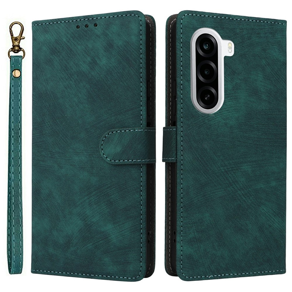 Plånboksfodral för OnePlus Nord CE6 Lite 5G / Turbo 6X 5G / Realme P4x 5G RFID-blockerande PU-lädermobilfodral med stativ och rem