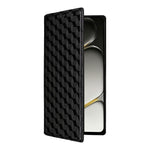 mobilskal för OnePlus Nord CE6 Lite 5G / Turbo 6X 5G / Realme P4x 5G Plånboksfodral i PU-läder med rhombustryck
