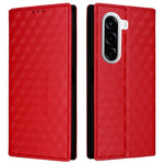 mobilskal för OnePlus Nord CE6 Lite 5G / Turbo 6X 5G / Realme P4x 5G Plånboksfodral i PU-läder med rhombustryck