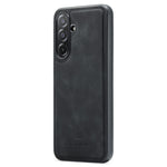 DG.MING For Samsung Galaxy A27 5G Case PU Leather Covered PC + TPU Hybrid Phone Shell