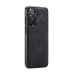 DG.MING For Samsung Galaxy A27 5G Case PU Leather Covered PC + TPU Hybrid Phone Shell