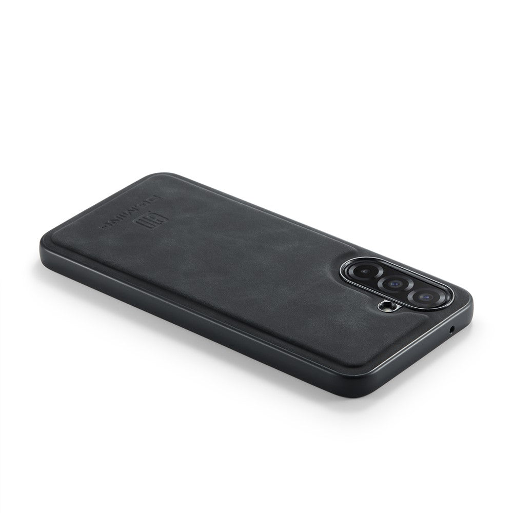 DG.MING For Samsung Galaxy A27 5G Case PU Leather Covered PC + TPU Hybrid Phone Shell