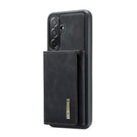 DG.MING M1 Series for Samsung Galaxy A27 5G Phone Case PU + TPU + PC Back Cover with Magnetic Tri-Fold Wallet Kickstand