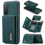 DG.MING M1 Series for Samsung Galaxy A27 5G Phone Case PU + TPU + PC Back Cover with Magnetic Tri-Fold Wallet Kickstand