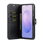 DG.MING til Samsung Galaxy S26 FE Læder Pungcover Aftageligt 2-i-1 Split Læder Telefoncover