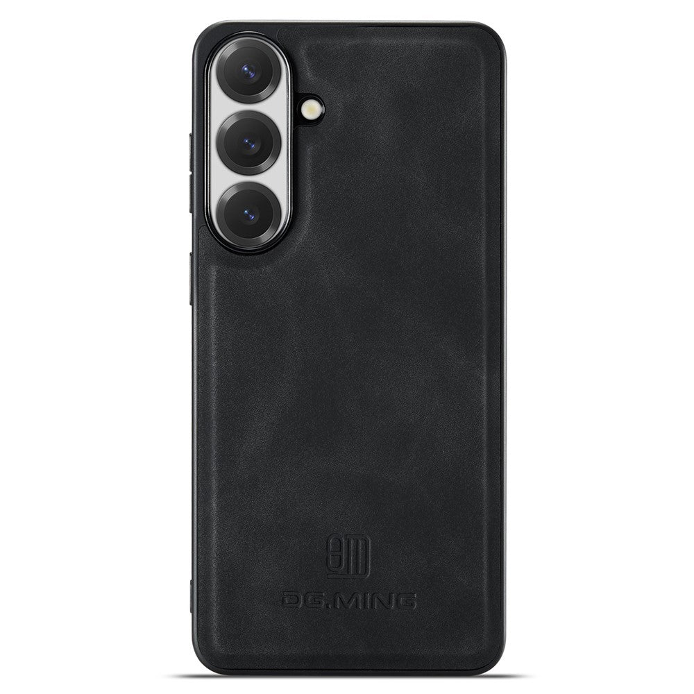 DG.MING Til Samsung Galaxy S26 FE Etui PU Læder Dækket PC + TPU Hybrid Telefoncover