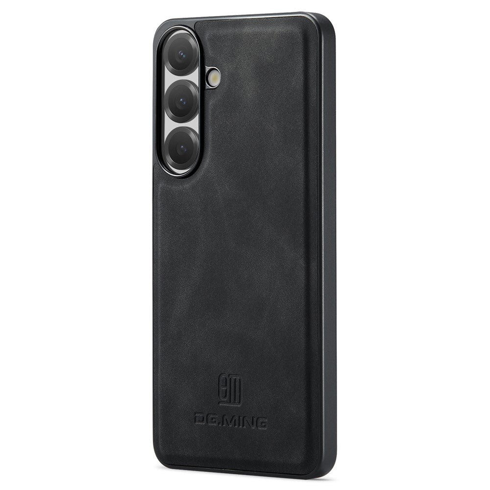 DG.MING Til Samsung Galaxy S26 FE Etui PU Læder Dækket PC + TPU Hybrid Telefoncover