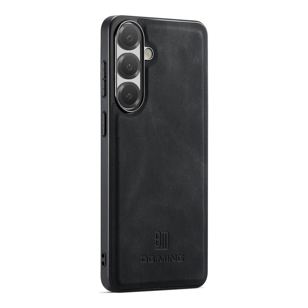 DG.MING Til Samsung Galaxy S26 FE Etui PU Læder Dækket PC + TPU Hybrid Telefoncover