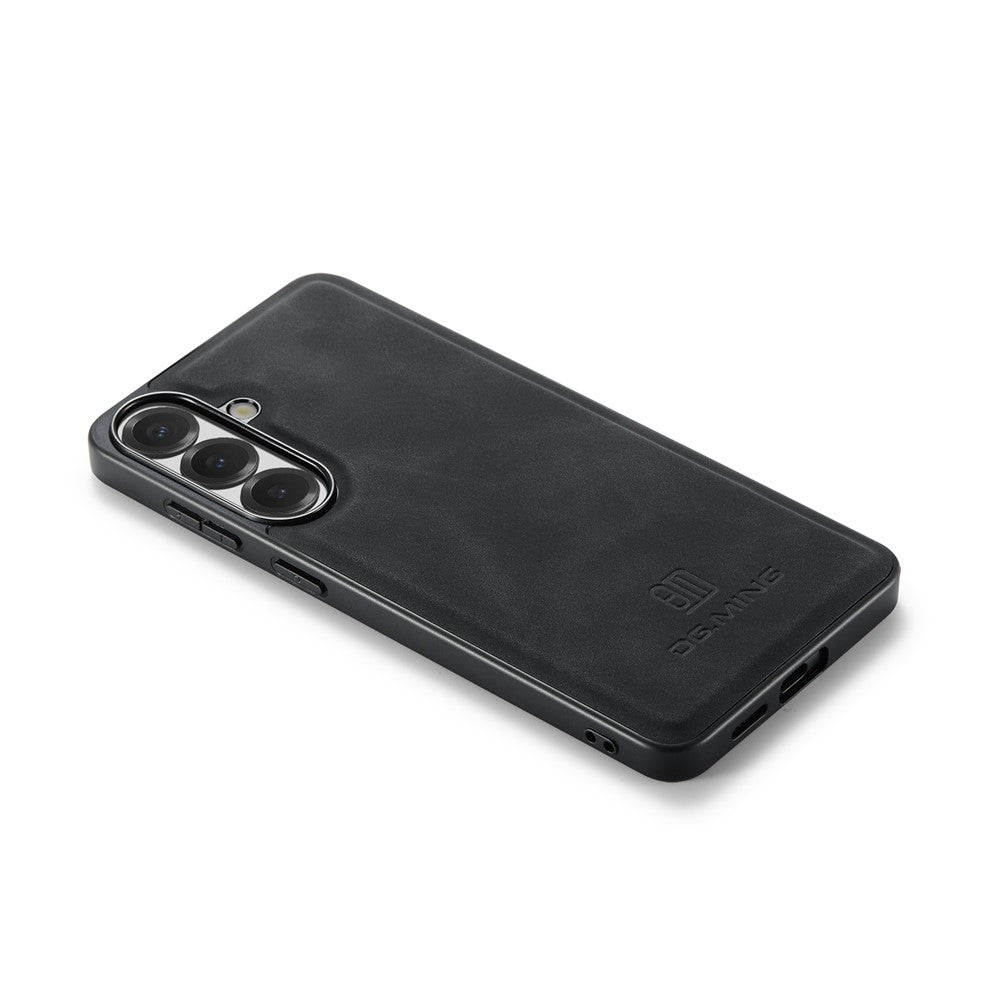 DG.MING Til Samsung Galaxy S26 FE Etui PU Læder Dækket PC + TPU Hybrid Telefoncover