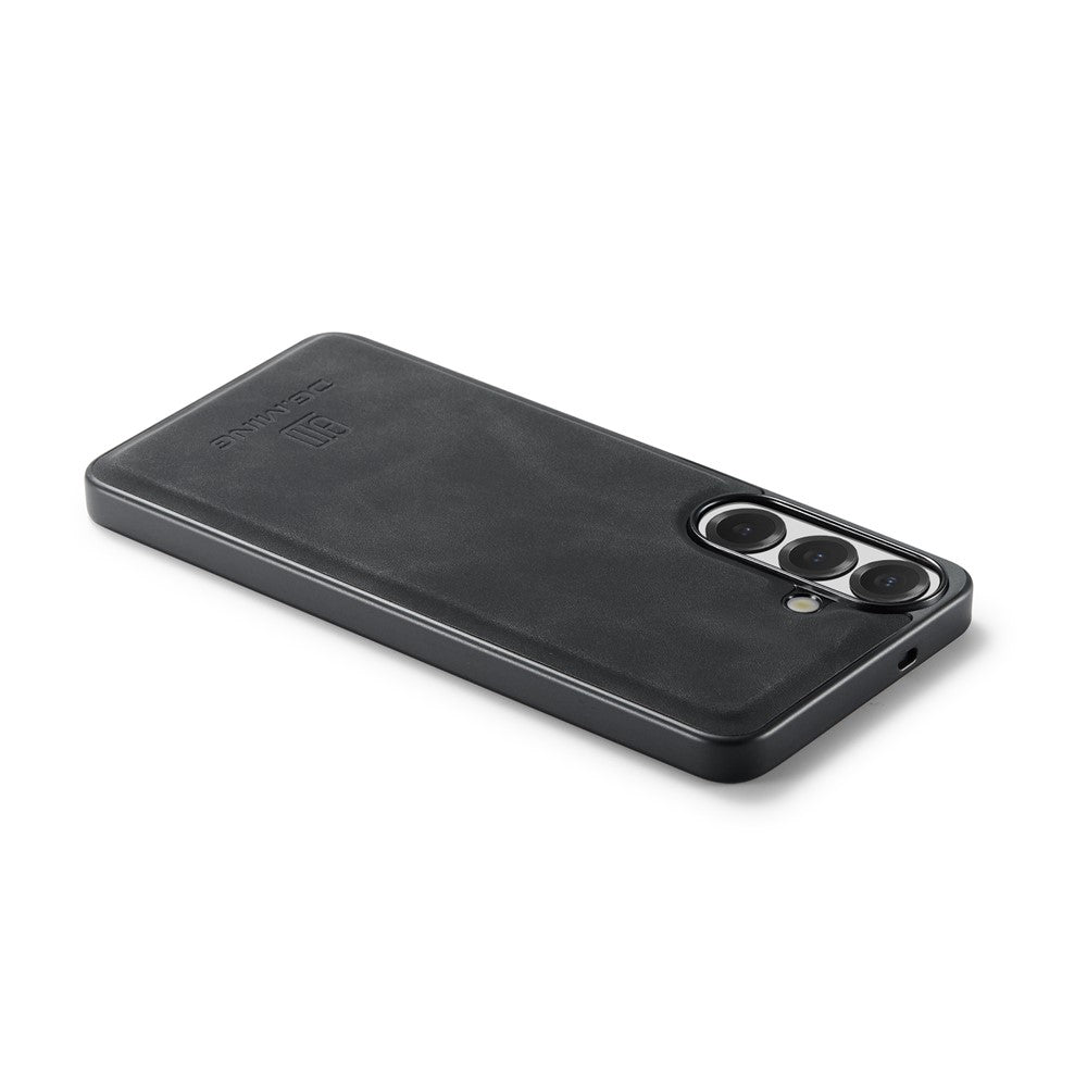 DG.MING Til Samsung Galaxy S26 FE Etui PU Læder Dækket PC + TPU Hybrid Telefoncover