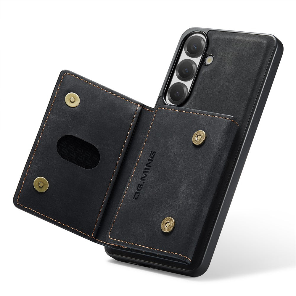 DG.MING M2-serien til Samsung Galaxy S26 FE Magnetisk etui PU + PC + TPU Telefoncover Aftagelig Pung Stander