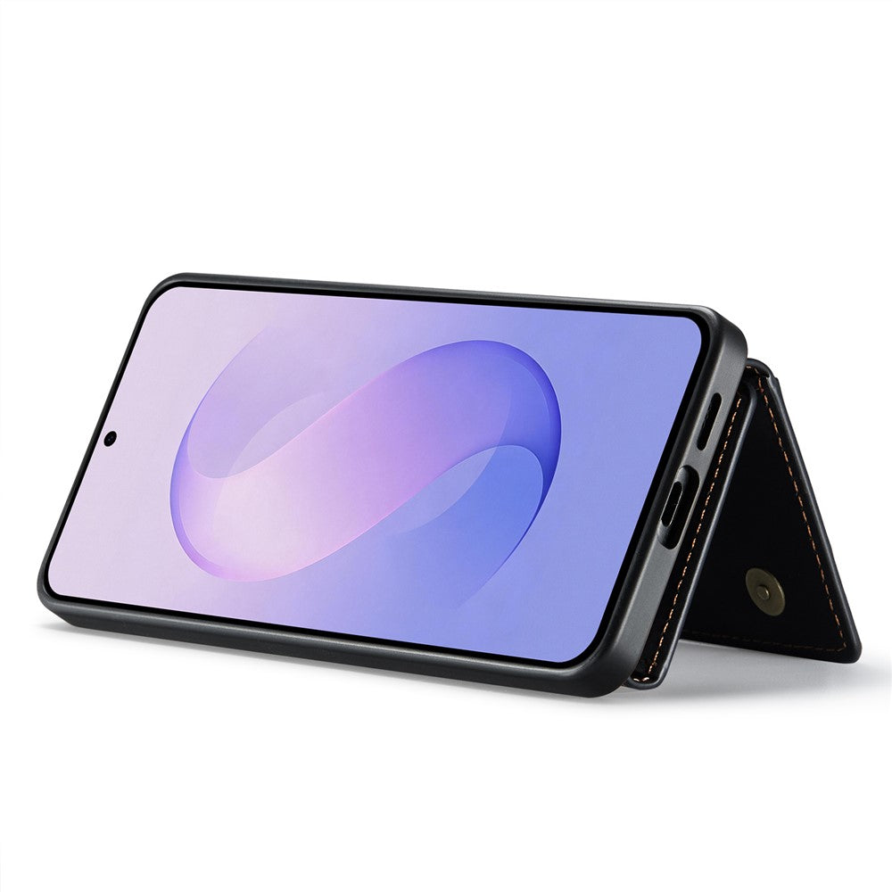 DG.MING M2-serien til Samsung Galaxy S26 FE Magnetisk etui PU + PC + TPU Telefoncover Aftagelig Pung Stander