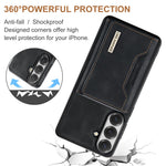DG.MING M2-serien til Samsung Galaxy S26 FE Magnetisk etui PU + PC + TPU Telefoncover Aftagelig Pung Stander