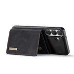 DG.MING M1 Series til Samsung Galaxy S26 FE Telefoncover PU + TPU + PC Bagsidecover med Magnetisk Trefoldet Pung Kickstand