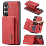 DG.MING M1 Series til Samsung Galaxy S26 FE Telefoncover PU + TPU + PC Bagsidecover med Magnetisk Trefoldet Pung Kickstand