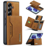 DG.MING M2 Series for Samsung Galaxy Z Fold8 Ultra Magnetic Case PU + PC + TPU Phone Cover Detachable Wallet Kickstand
