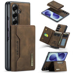 DG.MING M2 Series for Samsung Galaxy Z Fold8 Ultra Magnetic Case PU + PC + TPU Phone Cover Detachable Wallet Kickstand