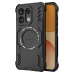 Til Oppo Reno16 5G (Global) / Reno16 Pro 5G (Global) Magnetisk Cover Butterfly Armor Hul Varmeafledning PC + TPU Telefoncover