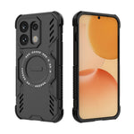 Til Oppo Reno16 5G (Global) / Reno16 Pro 5G (Global) Magnetisk Cover Butterfly Armor Hul Varmeafledning PC + TPU Telefoncover