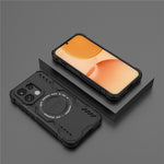 Til Oppo Reno16 5G (Global) / Reno16 Pro 5G (Global) Magnetisk Cover Butterfly Armor Hul Varmeafledning PC + TPU Telefoncover