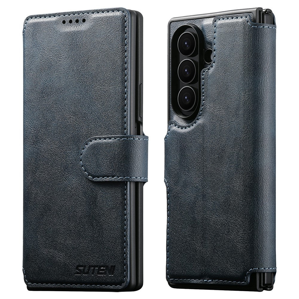 SUTENI Q-05 til Samsung Galaxy Z Fold8 Ultra Etui 2-i-1 Magnetisk Aftageligt Læder + PC Tegnebog Telefoncover