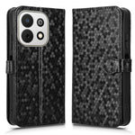 Huawei nova Y74 4G plånboksfodral prickmönster tryckt PU-lädermobilfodral med handledsrem