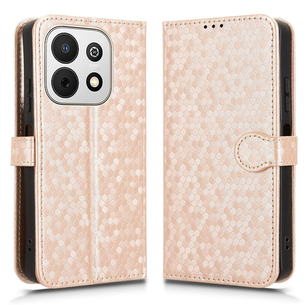 Huawei nova Y74 4G plånboksfodral prickmönster tryckt PU-lädermobilfodral med handledsrem