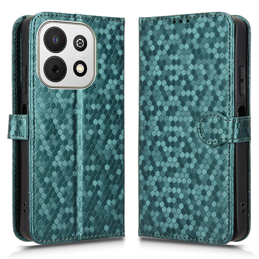 Huawei nova Y74 4G plånboksfodral prickmönster tryckt PU-lädermobilfodral med handledsrem