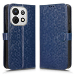 Huawei nova Y74 4G plånboksfodral prickmönster tryckt PU-lädermobilfodral med handledsrem