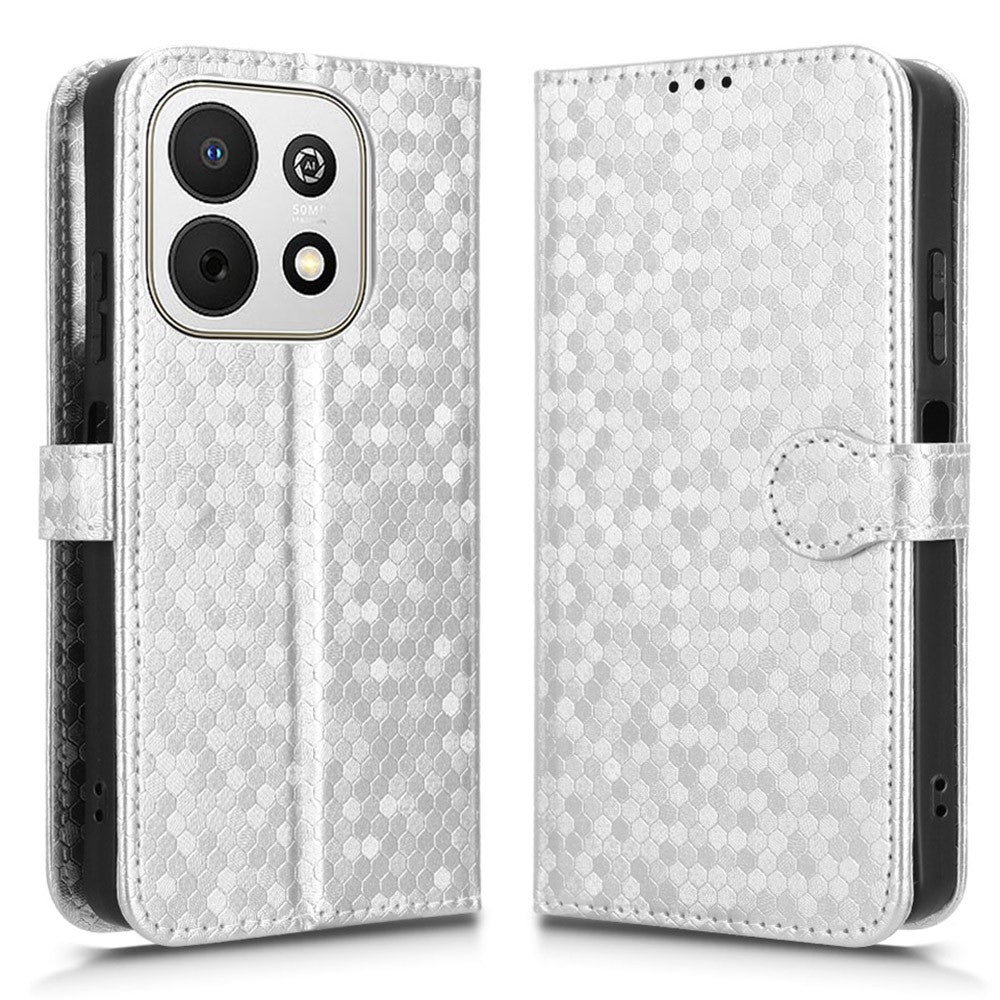 Huawei nova Y74 4G plånboksfodral prickmönster tryckt PU-lädermobilfodral med handledsrem