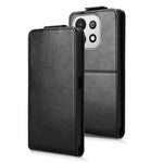 Huawei Nova Y74 4G Stativskal Magnetiskt Spänne Vertikalt Flip Lädermobilskal med Korthållare
