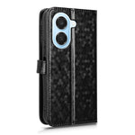 For Honor X7e 4G Wallet Case Dot Pattern Imprint PU Leather Phone Cover with Wrist Strap