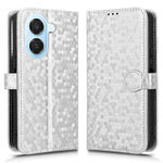 For Honor X7e 4G Wallet Case Dot Pattern Imprint PU Leather Phone Cover with Wrist Strap