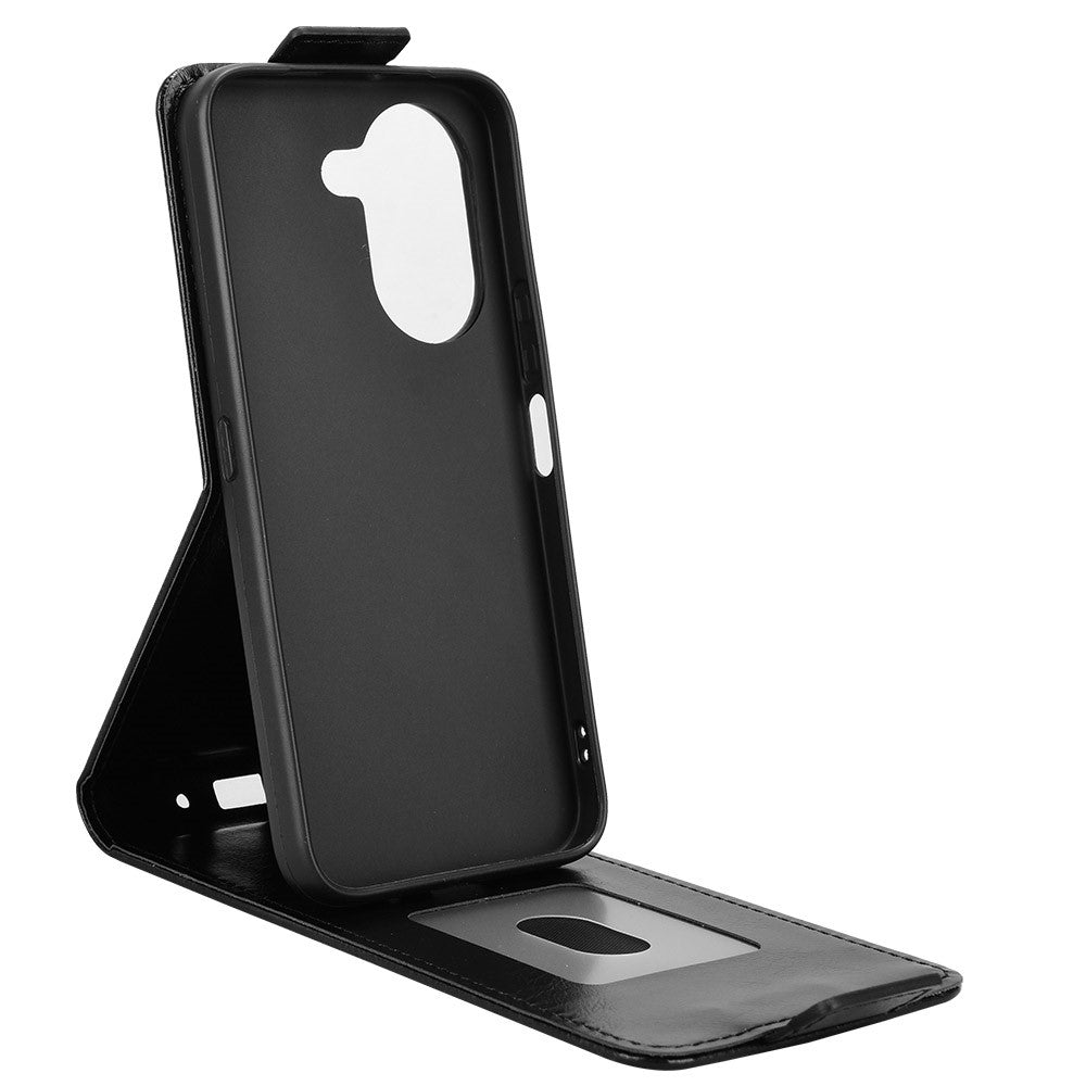 For Honor X7e 4G / Play 80 Plus 5G Stand Case Magnetic Clasp Vertical Flip Leather Phone Cover with Card Holder