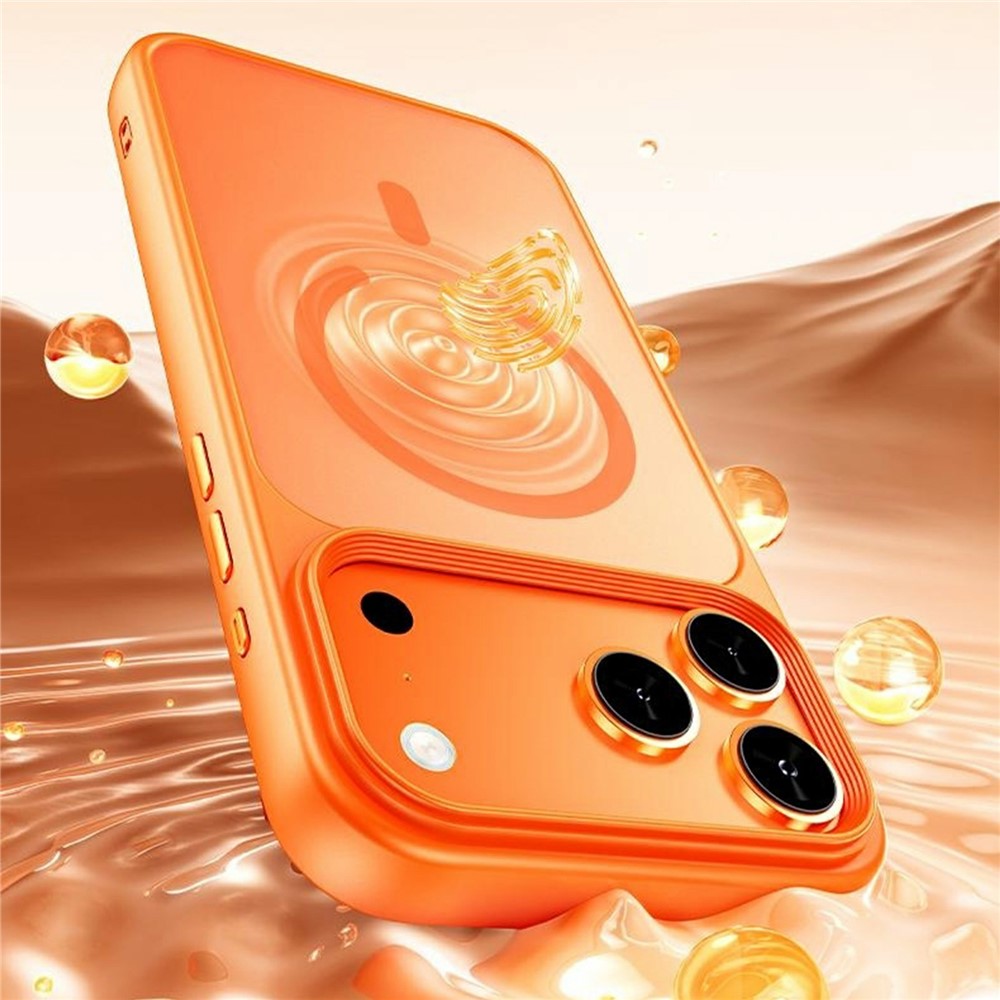 For iPhone 18 Pro / 17 Pro Magnetic Case Skin-Feel Rubberized PC + TPU Phone Cover Compatible with MagSafe