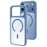 For iPhone 18 Pro / 17 Pro Magnetic Case Skin-Feel Rubberized PC + TPU Phone Cover Compatible with MagSafe