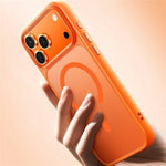 Til iPhone 18 Pro Max / 17 Pro Max magnetisk cover, gummiert PC + TPU-telefoncover, kompatibel med MagSafe