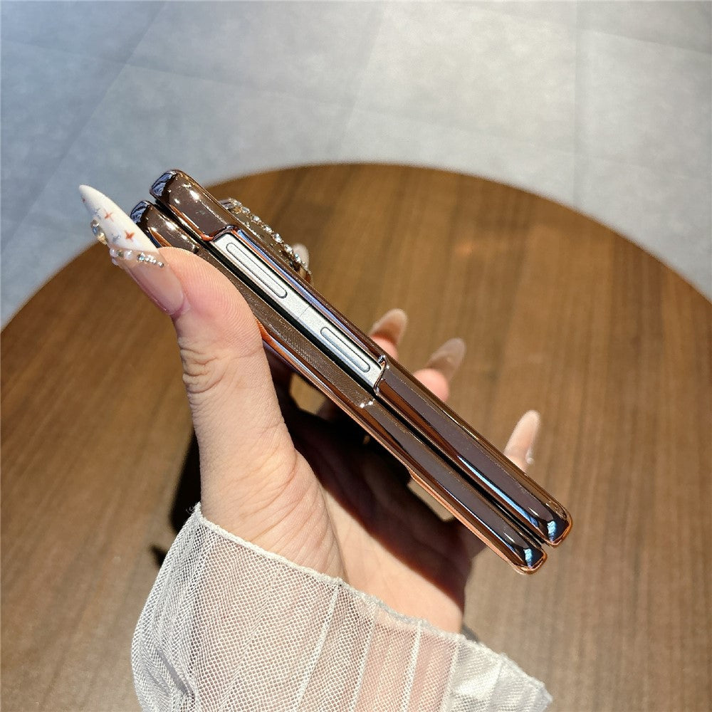 For Huawei Pura X Max Case Shockproof Woven Texture Leather + PC Protective Cover with Screen Protector