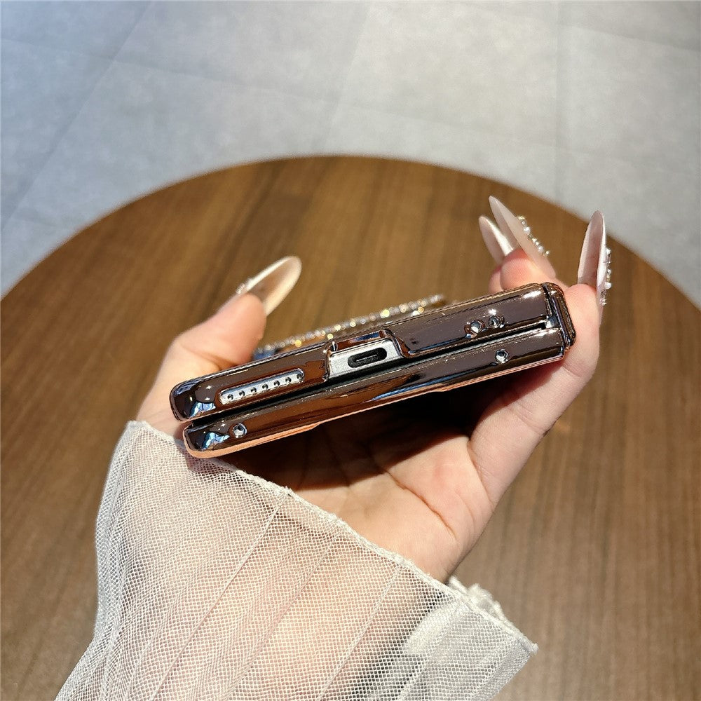For Huawei Pura X Max Case Shockproof Woven Texture Leather + PC Protective Cover with Screen Protector