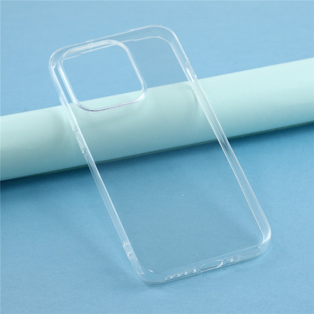 Oppo Reno16 5G (Global) / Reno16 Pro 5G (Global)-etui, Slim Fit, transparent blødt TPU-mobilcover