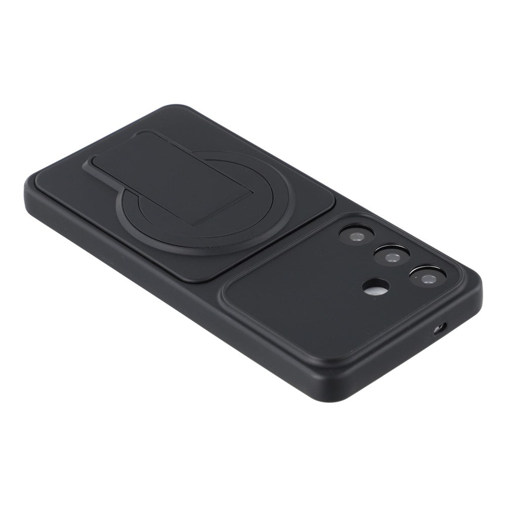 Til Samsung Galaxy S25 Cover Usynligt Støtteben Gummibelagt Akryl + TPU Stødsikkert Telefoncover
